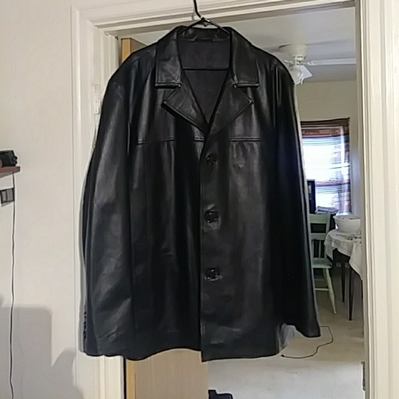 Luciano Natazze Mens Lambskin Leather Top coat - Picture 2 of 4